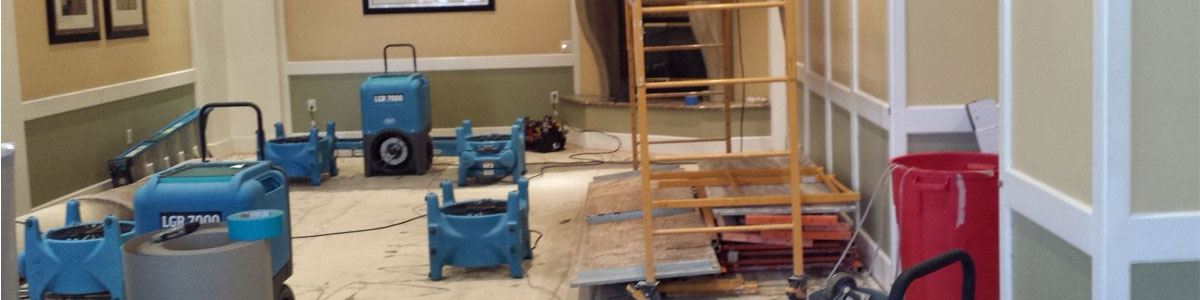 Disaster restoration in commercial space