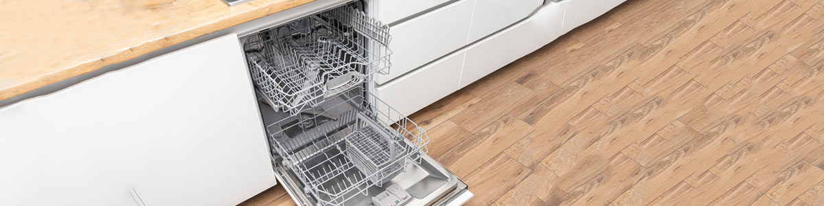 Banner of dishwasher overflow cleanup service