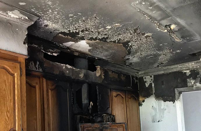 fire damage restoration