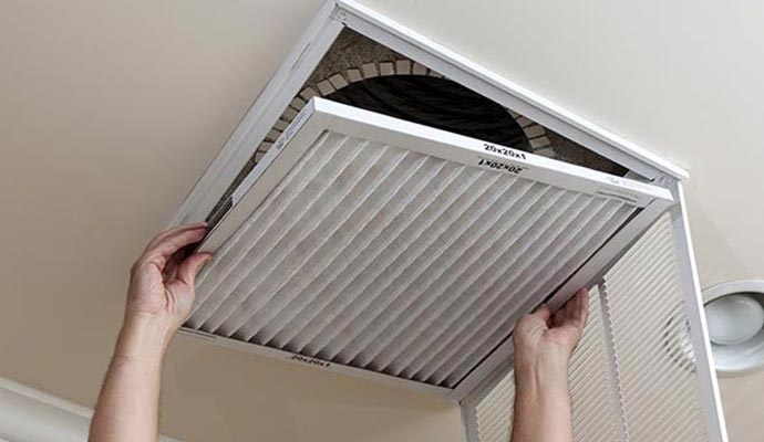 HVAC filter replacement