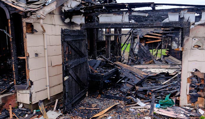structural fire damage property