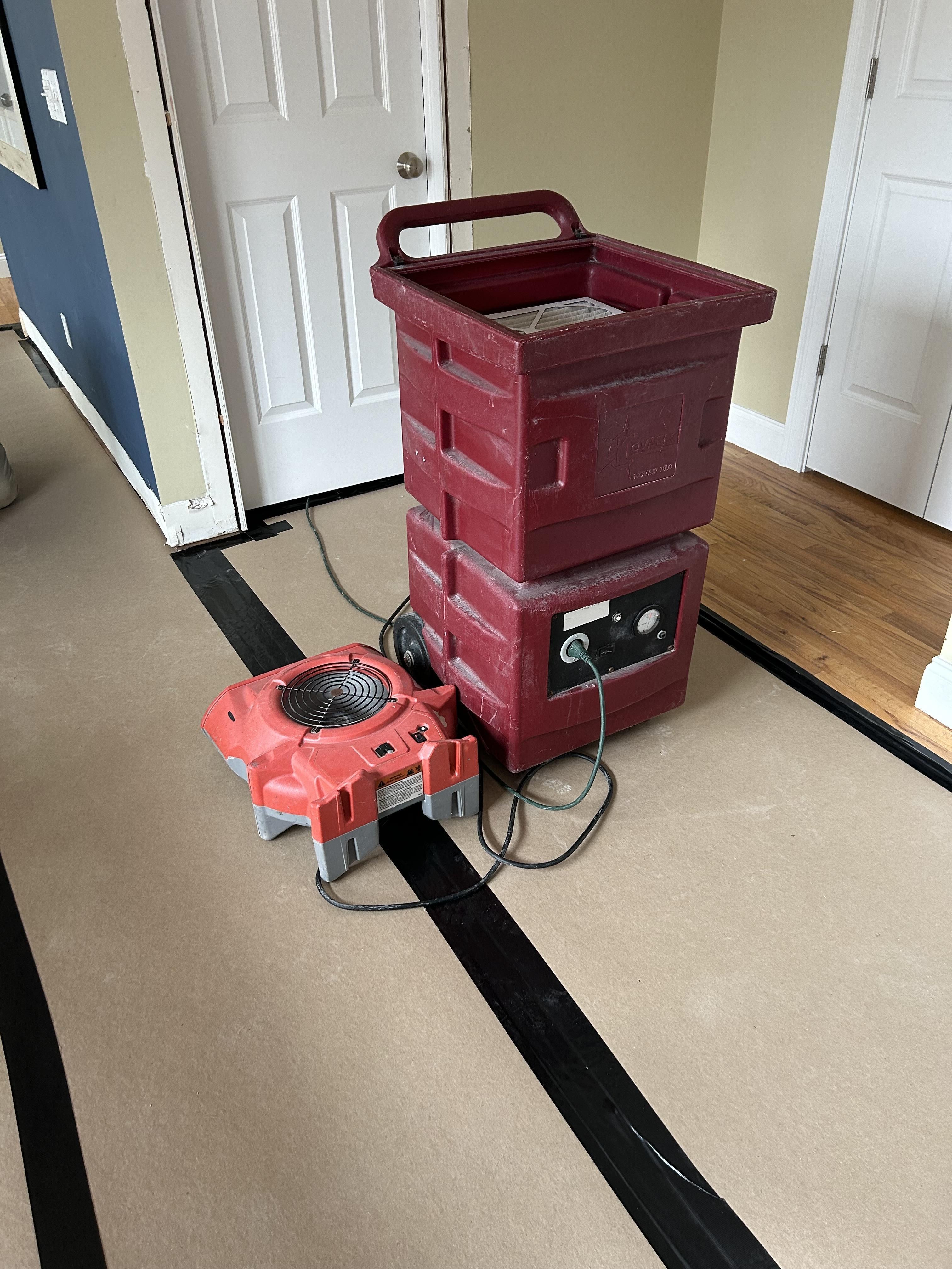 Air scrubber and fan