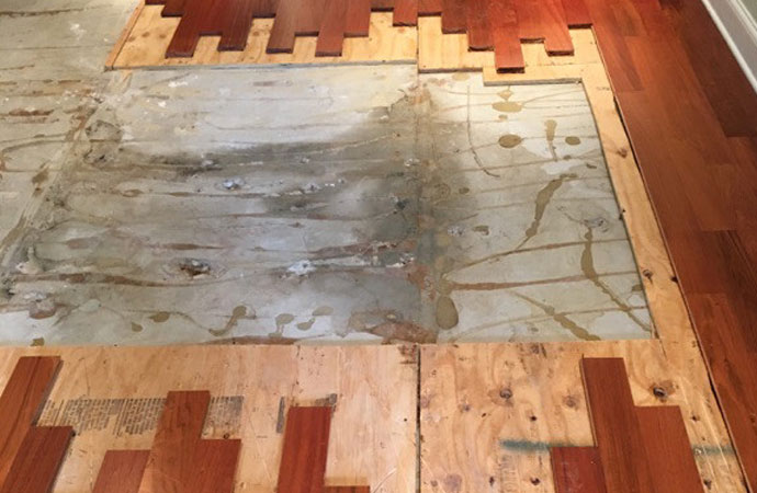 We work fast to restore water-damaged floors