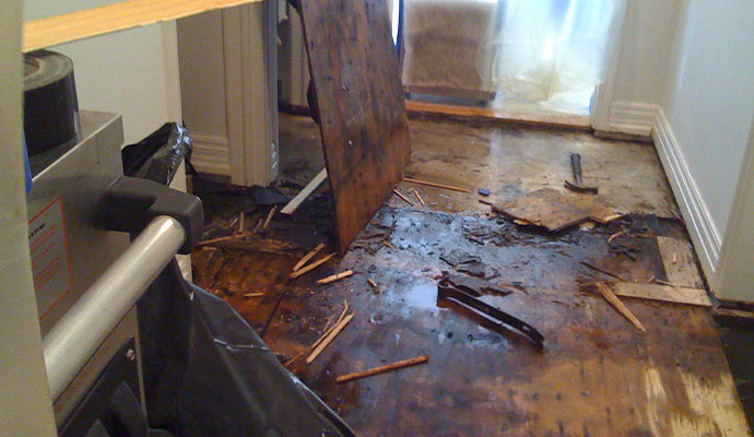 Signs of Floor Water Damage