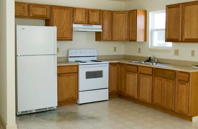 Kitchen refrigerator leak