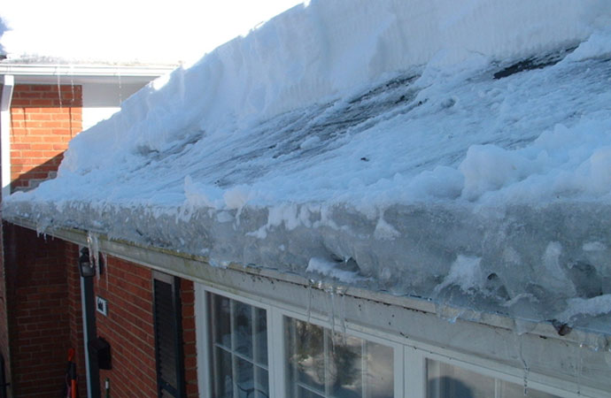 We can prevent damage & injury caused by an ice dam