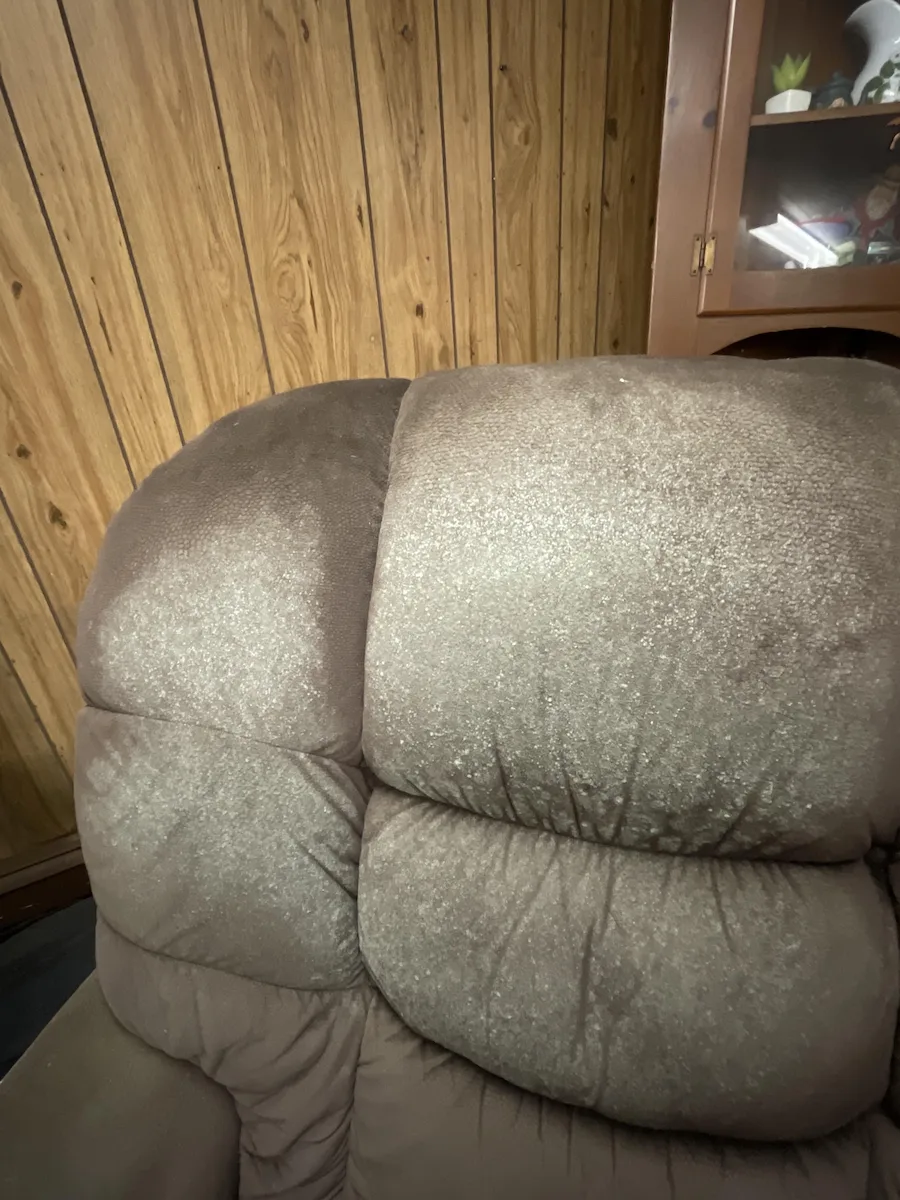 Porous surfaces on furniture are damaged